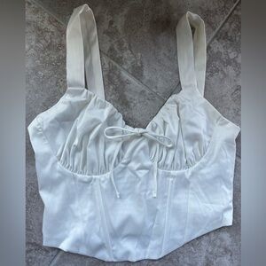 Bershka Milkmaid Corset Top